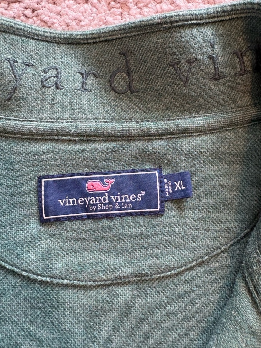 Vineyard Vines Saltwater Quarter Zip - Picture 3 of 4
